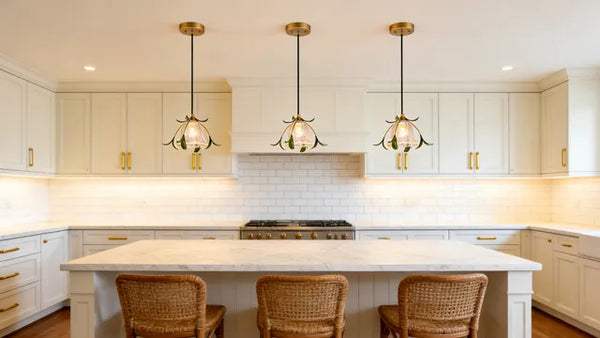 LeafBell Pendant Light Installation Guide | Adjustable Cord & Twist-On Glass Shade