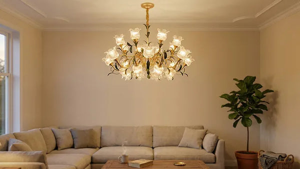 How to Install the Marlowe Chandelier | Secure Glass Petals, Adjustable Height & Dimmable Glow