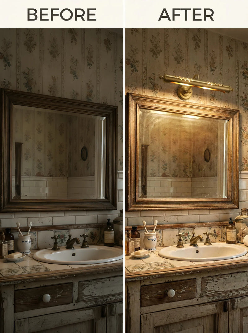 Why Settle for Bad Lighting in a Beautiful Bathroom?