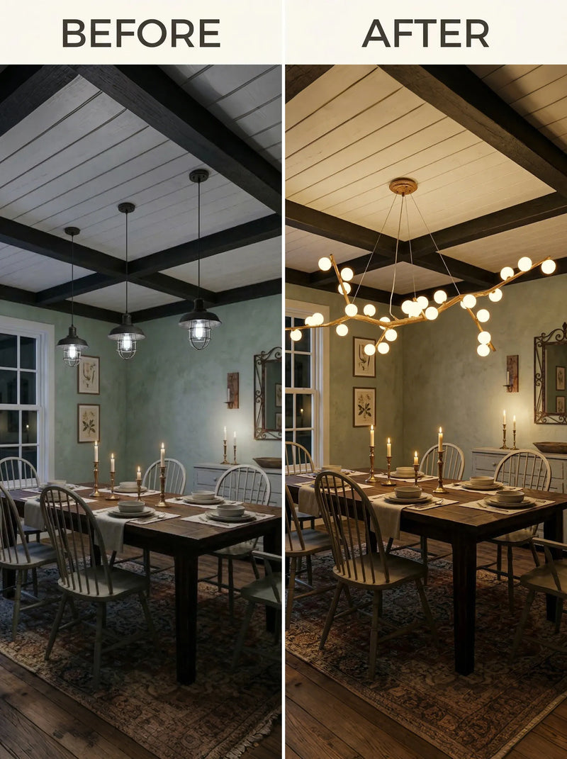 The "Vibe-Killer" Hanging in Your Dining Room