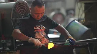 Reject cold mass production. Witness how intense heat forges warm, artistic illumination.